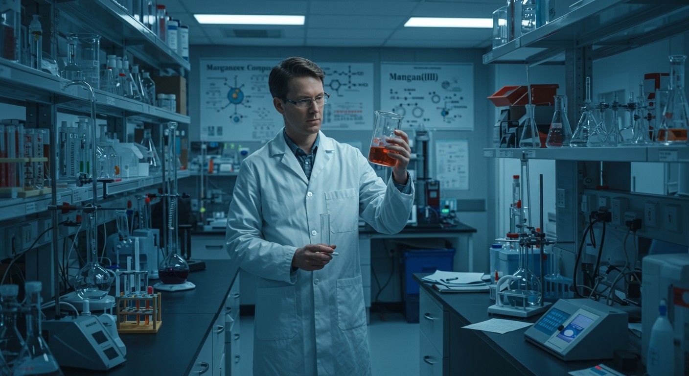 A mangán(III) vegyületek katalizátorként fontosak az iparban.
