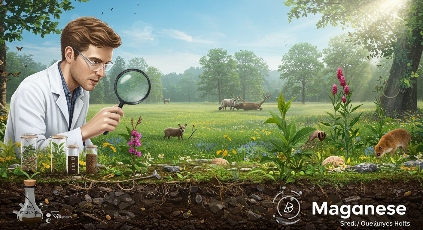 A mangán vitalis ásvány, segíti az enzimatikus reakciókat.