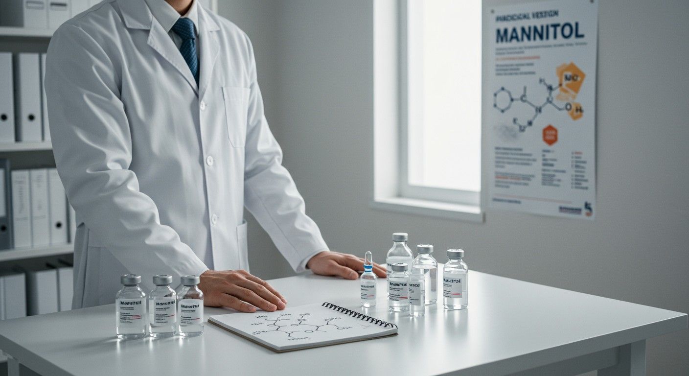 A mannitol vizelethajtóként és nyomáscsökkentőként alkalmazható.