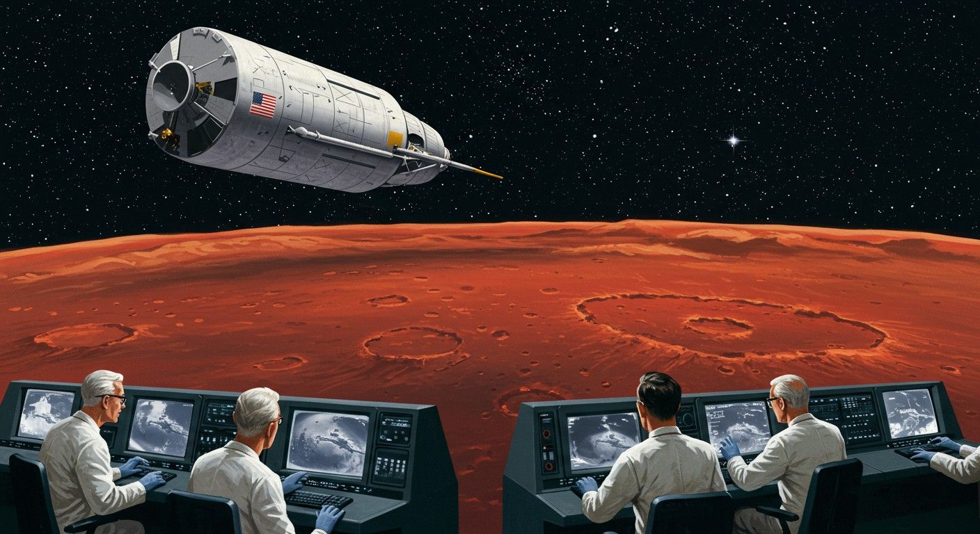 A Mariner-4 volt az első űrszonda, amely Marsra érkezett.