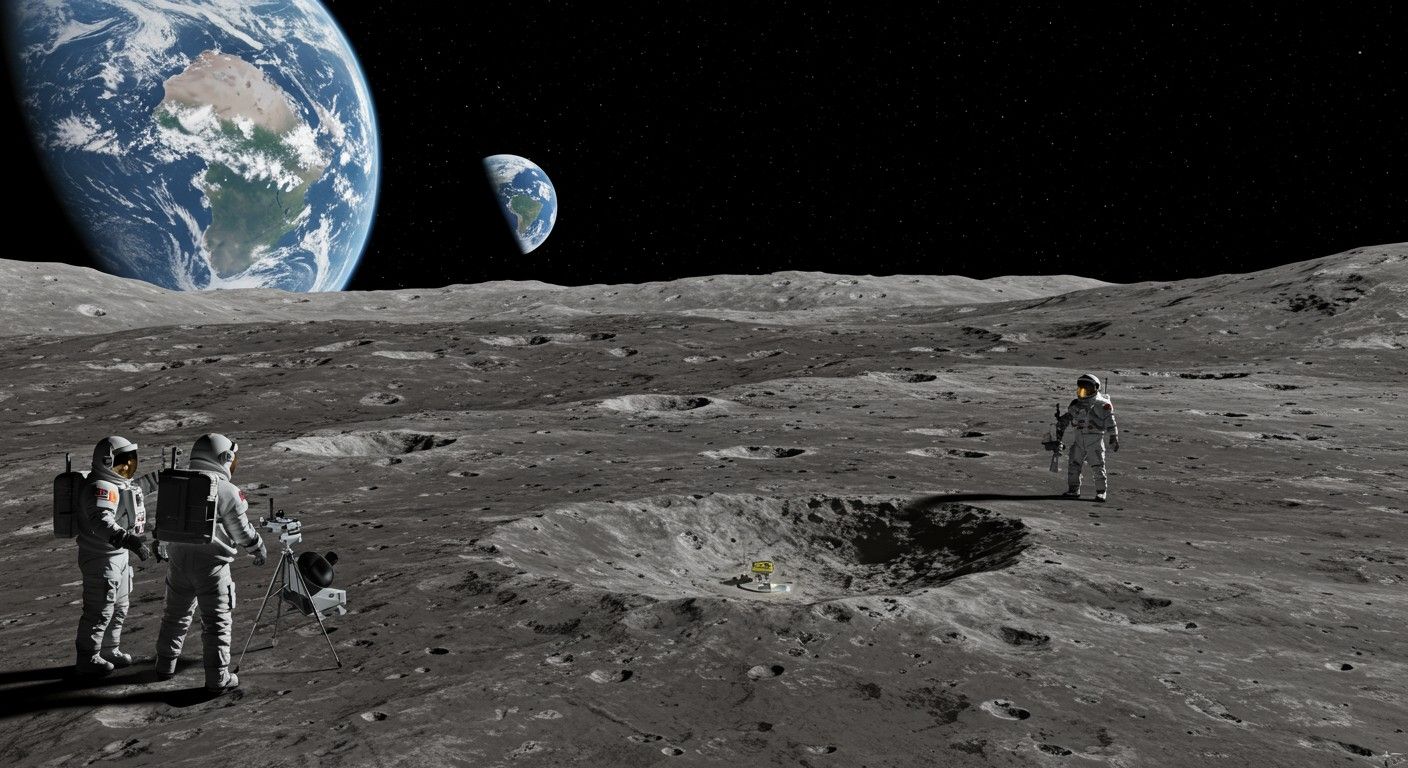 A masconok a Hold sötét oldalon helyezkednek el.