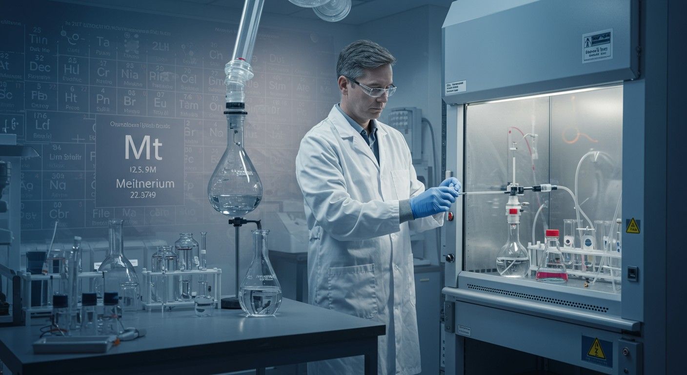 A meitneriumot laboratóriumi körülmények között állítják elő.