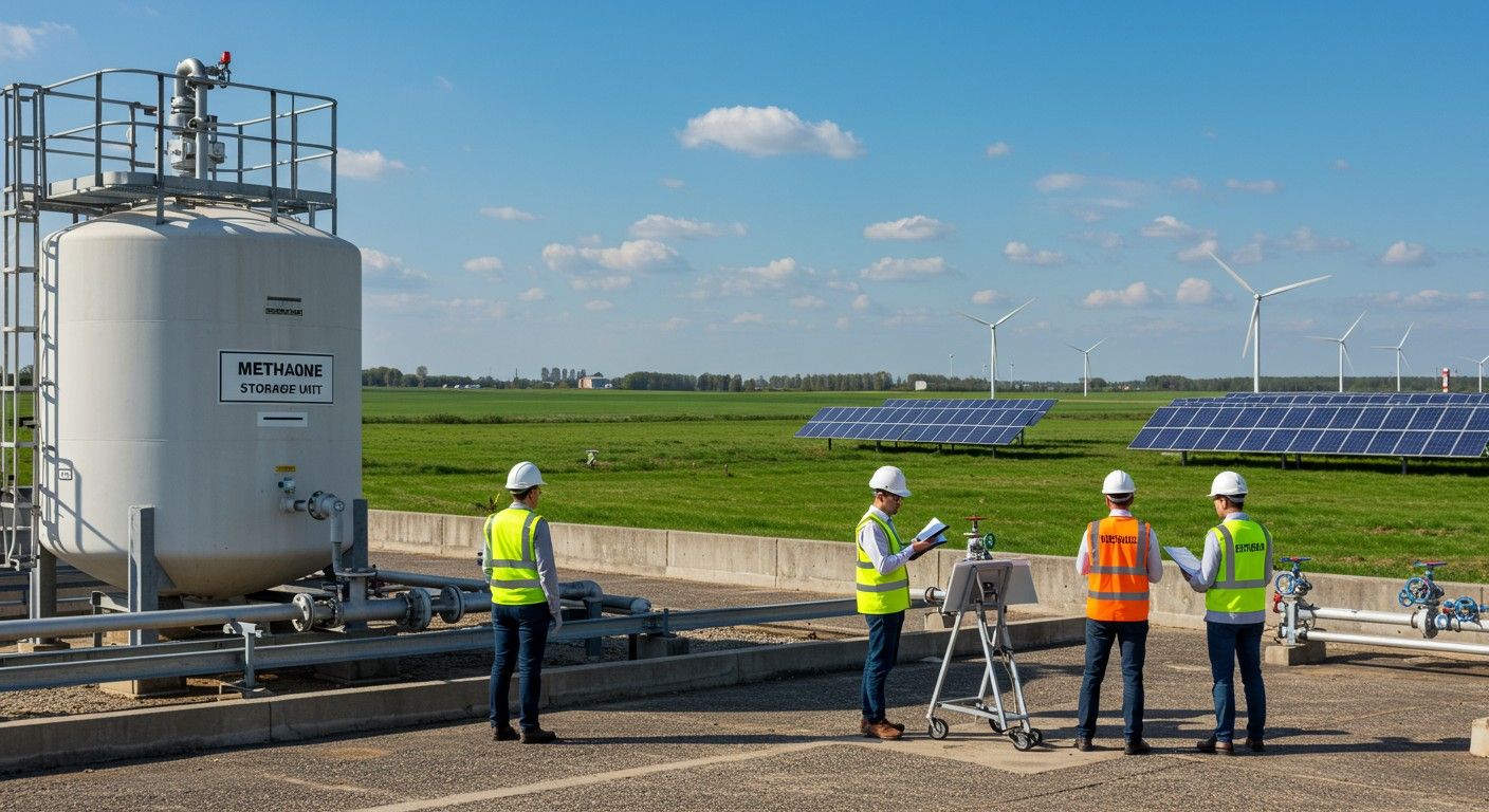 A metán a világ egyik legfontosabb fosszilis energiahordozója.