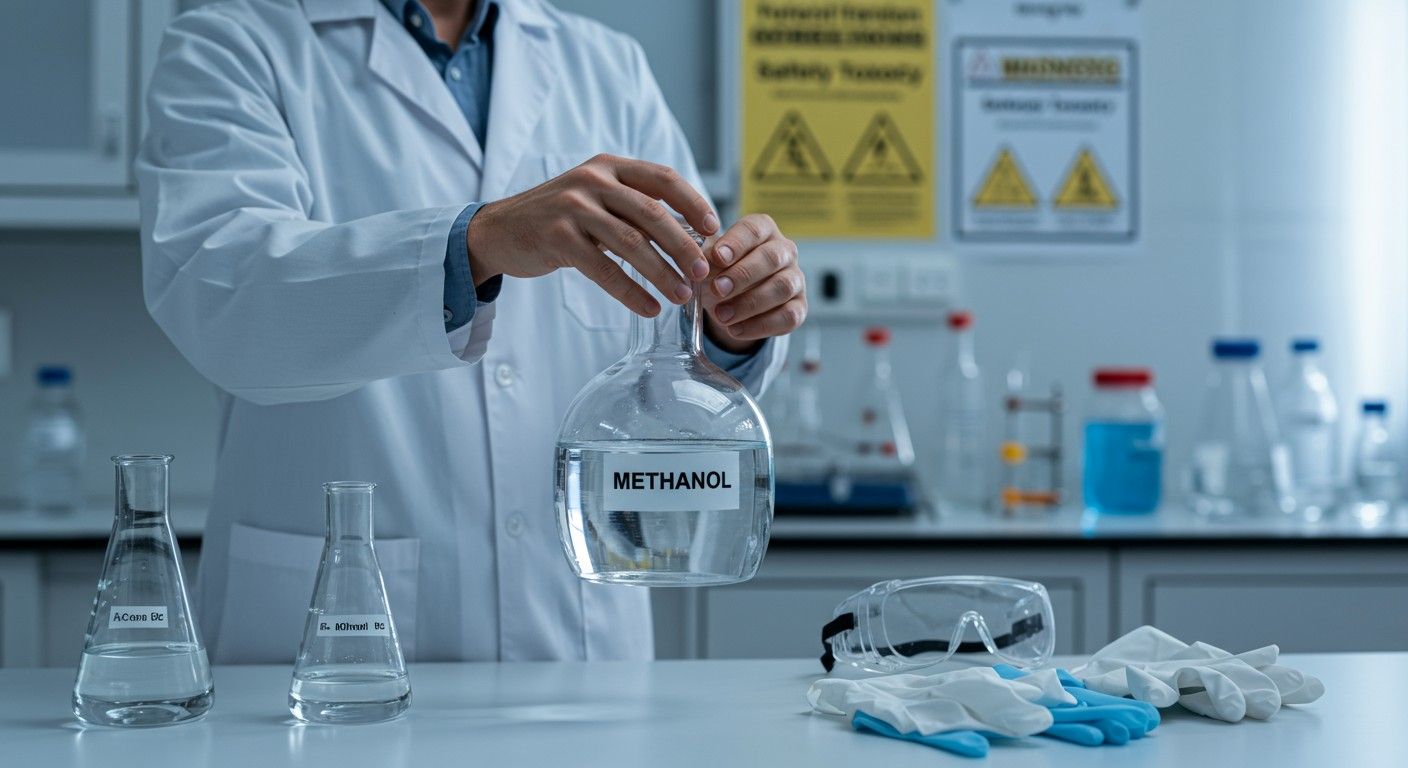 A metil-alkohol fogyasztása súlyos mérgezést okozhat.