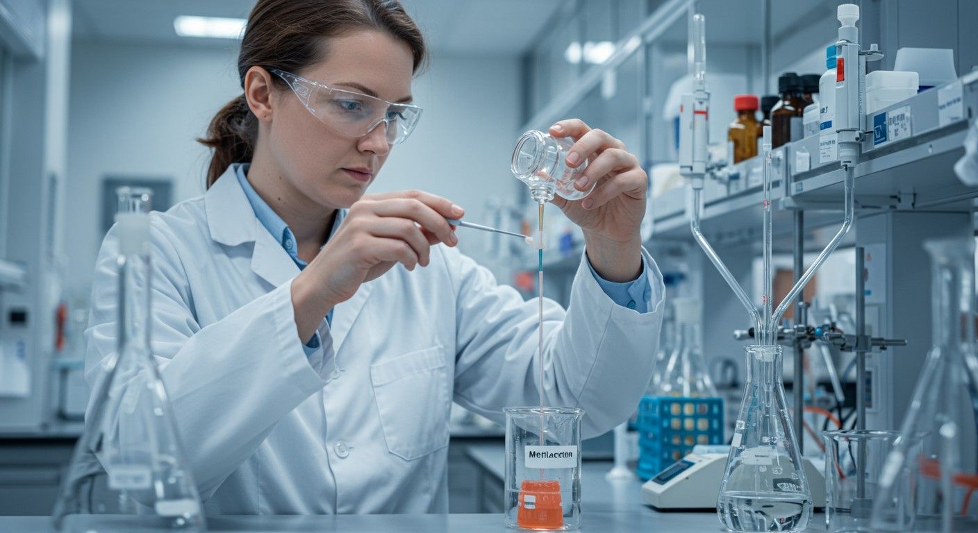 A metilaceton oldószerként fontos a laboratóriumi szintézisekben.