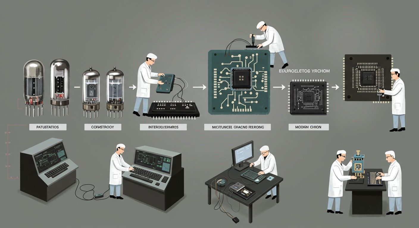 A mikroelektronika forradalmasította a modern technológiai fejlődést.