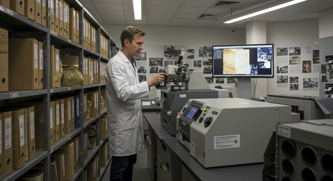 A mikrofilm archiválásra és kutatásra is ideális.