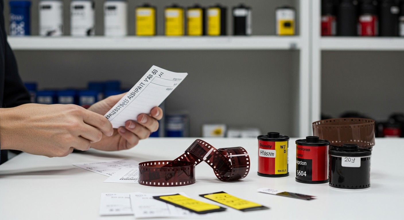 A műfényfilmek típusai közé tartozik az ISO és színhőmérséklet.