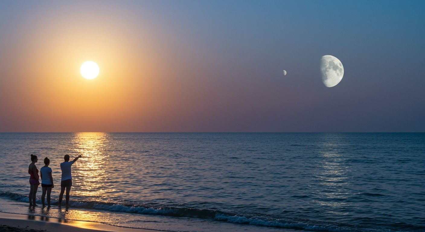 A Nap gravitációja is hatással van az árapályra.