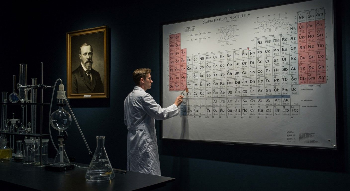 Mengyelejev előre megjósolta az elemek tulajdonságait.