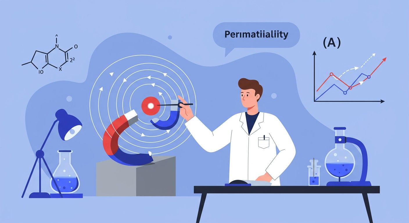 A permeabilitás meghatározza a mágneses anyagok viselkedését.