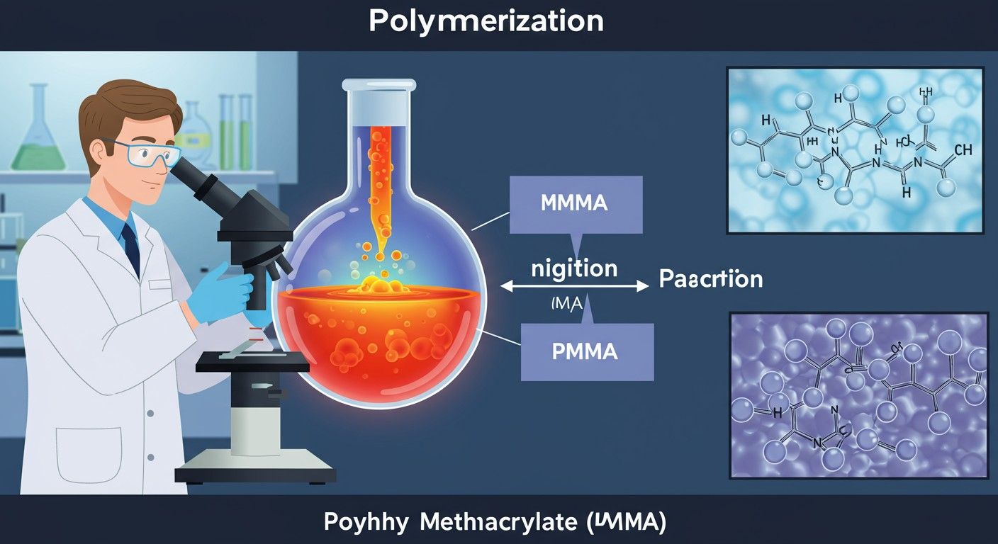 A PMMA széleskörűen alkalmazott műanyag a modern iparban.