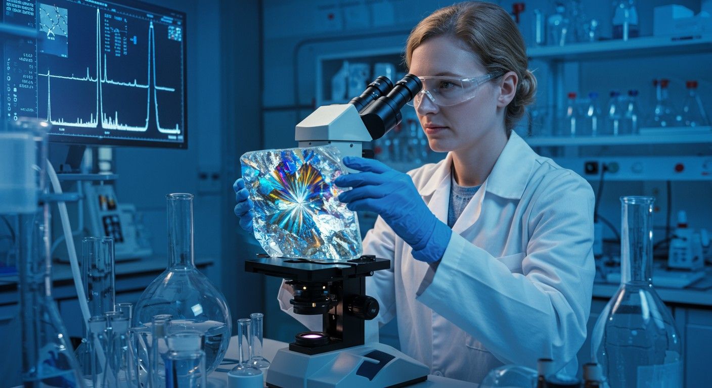 A röntgendiffrakció pontos struktúrák meghatározására alkalmas.