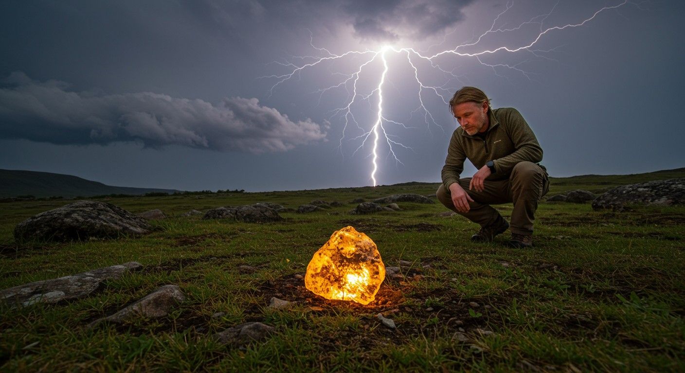 A fulgurit villámcsapás nyomán keletkezik, míg a lechatelierit igazi ritkaság.
