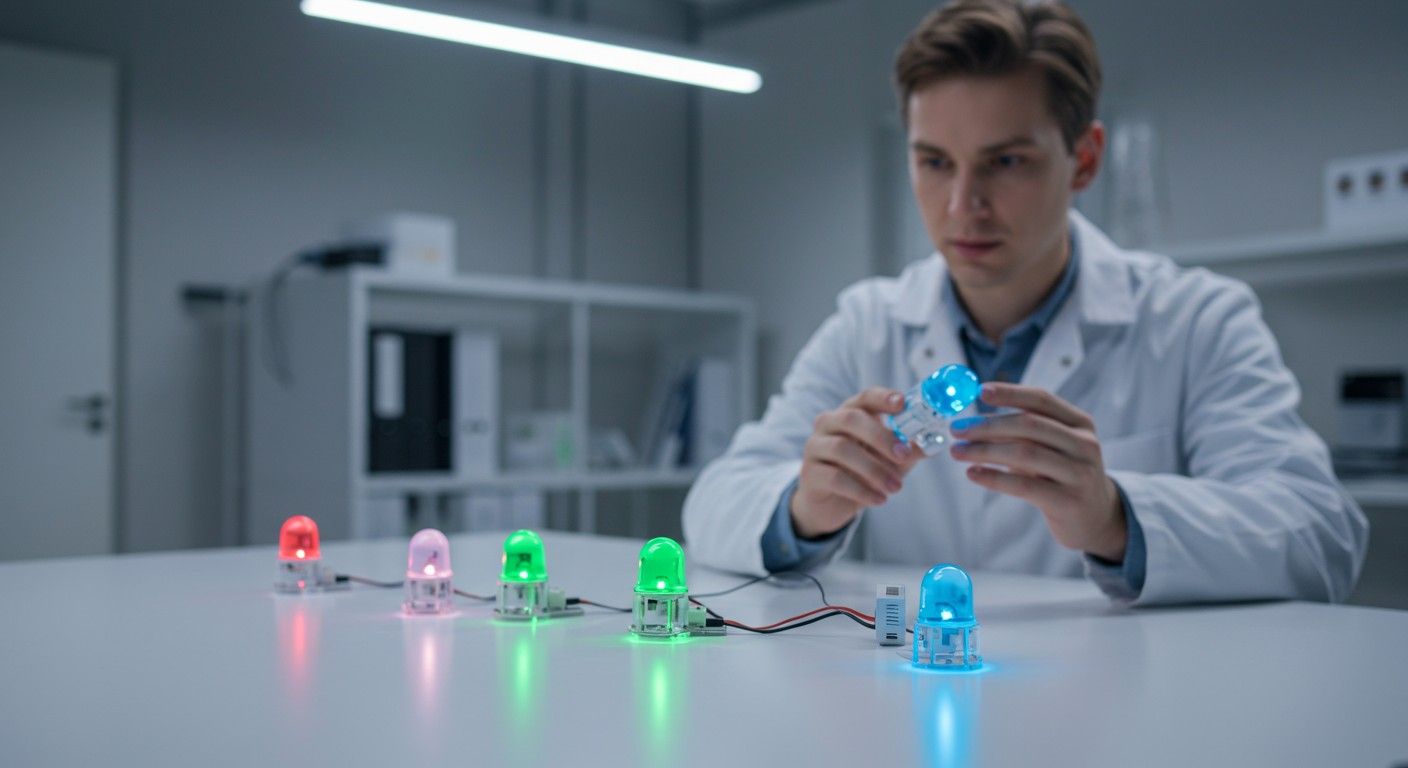 A zöld LED fejlesztése segítette a fehér fény létrejöttét.