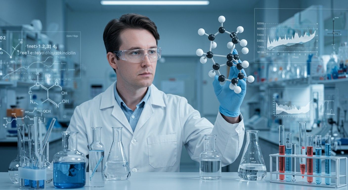 Az 1MeTIQ serkenti a dopamin felszabadulását az agyban.