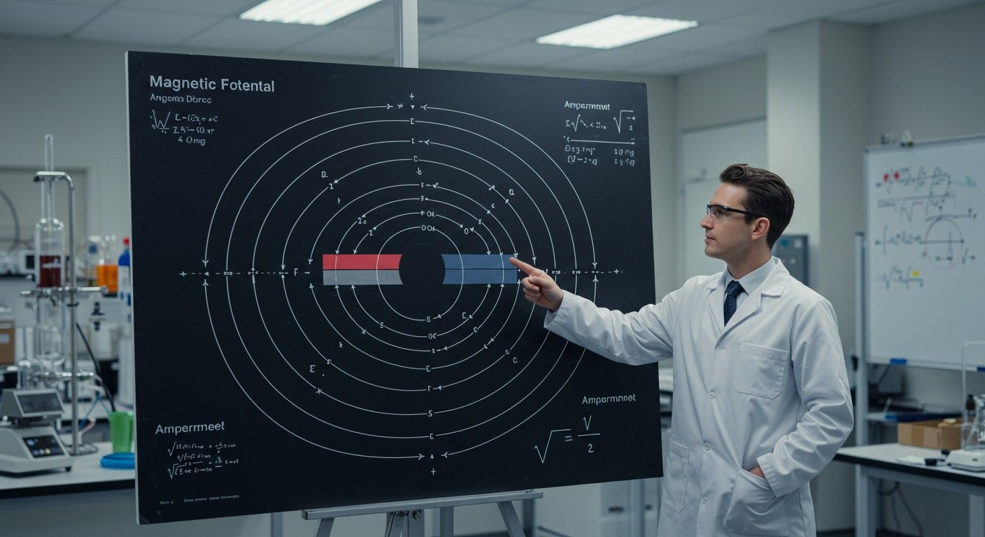 Az ampermenet az elektromágneses indukció alapját képezi.