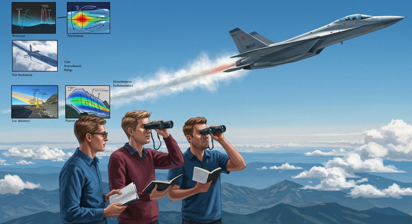 A Mach-számok változása különböző áramlási jelenségeket generál.