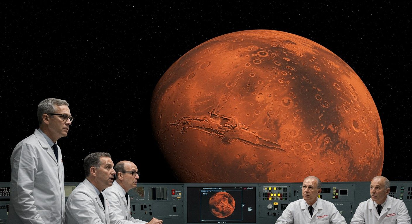 Az első képek felfedték Mars krátereinek titkait.