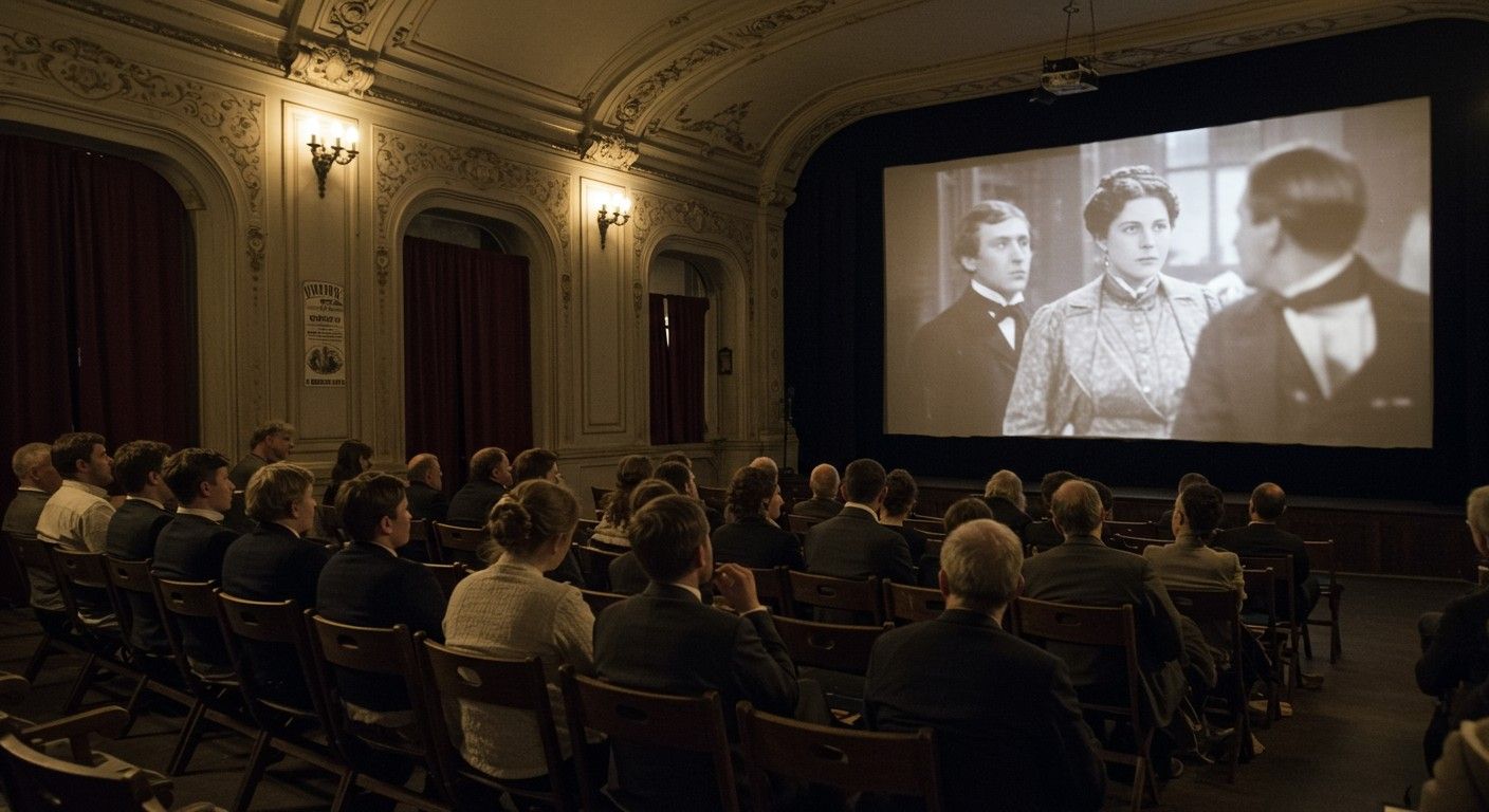 Az első vetítést 1895. december 28-án tartották.