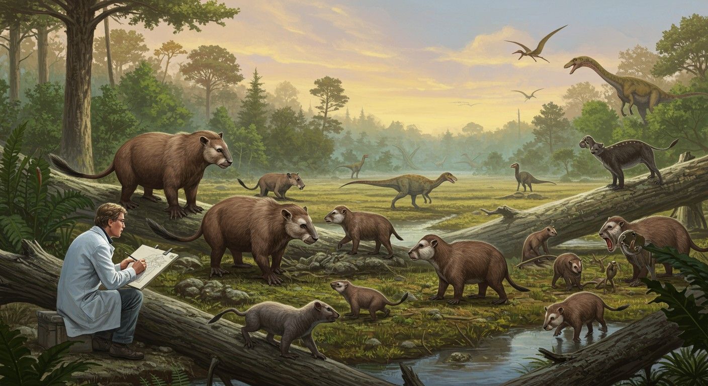 A mezozoikumban kezdődött az emlősök diverzifikációja.