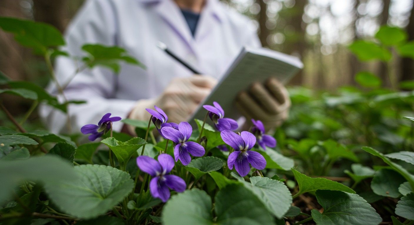 Az ibolya flavonoidjai erős antioxidáns hatásúak.