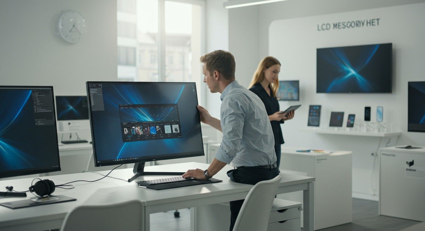 Az LCD technológiát TV-k, monitorok és mobilok használják.