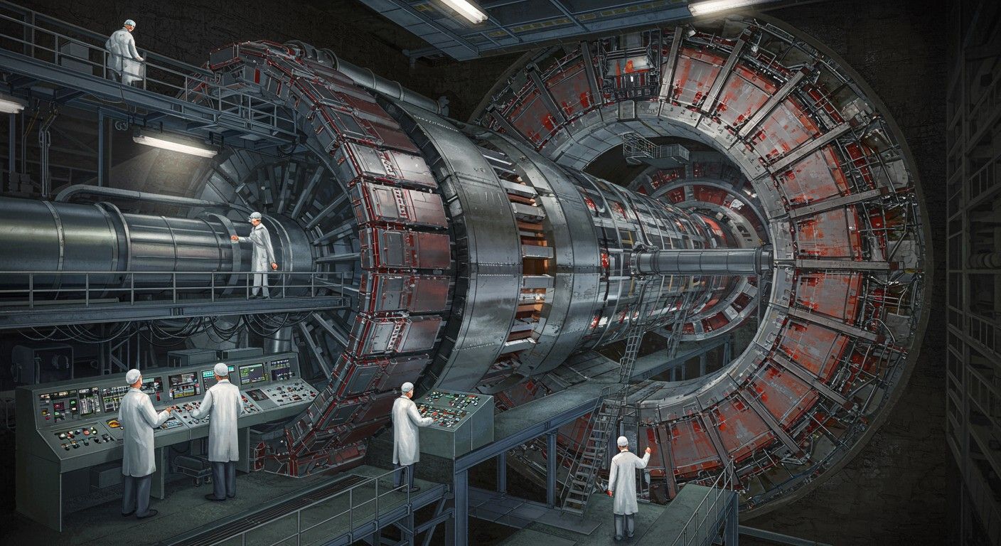 Az LHC hihetetlen energiát generál a részecskék ütköztetésével.