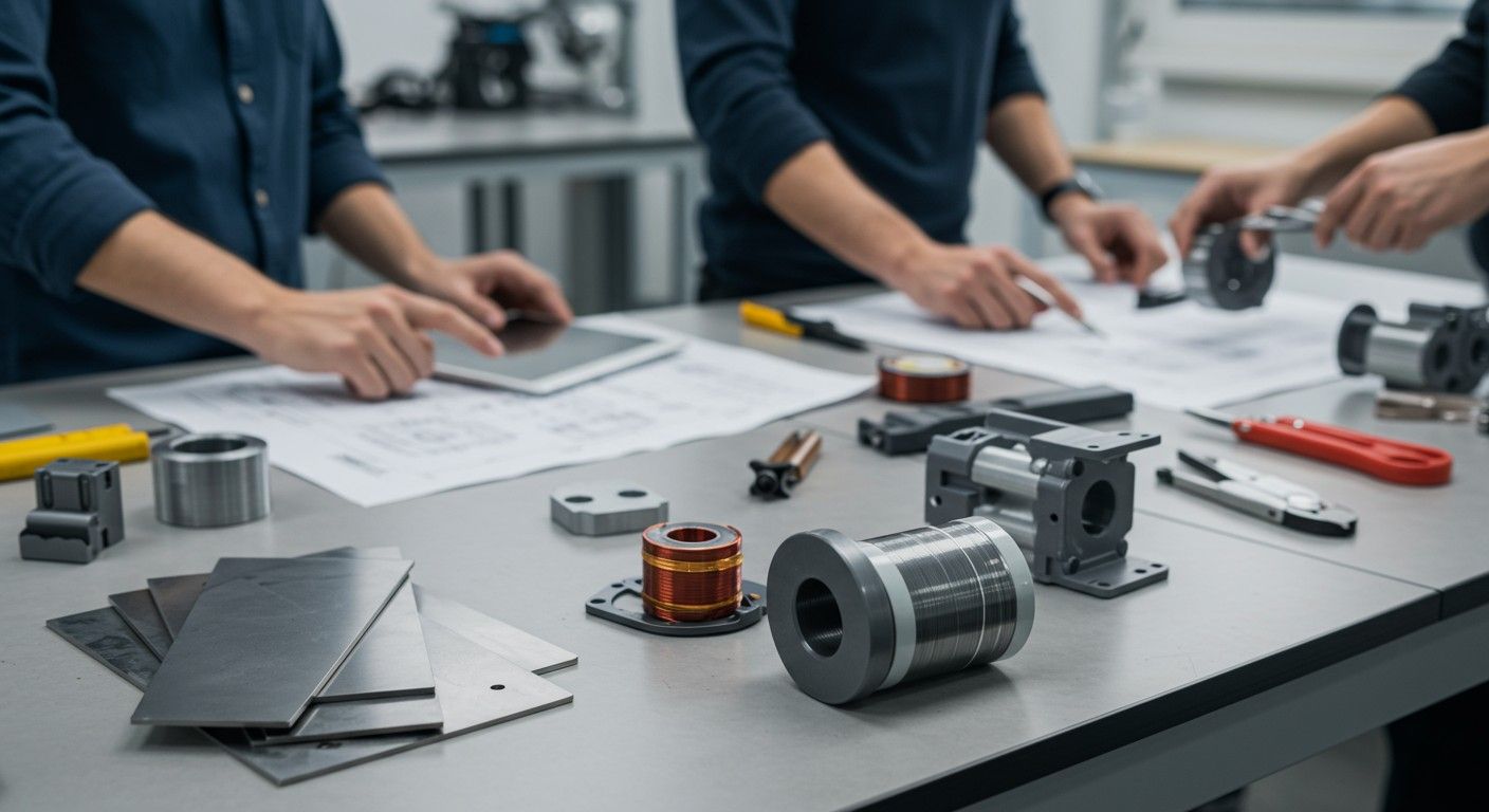 MMF hatása a tekercsek anyagának kiválasztására.