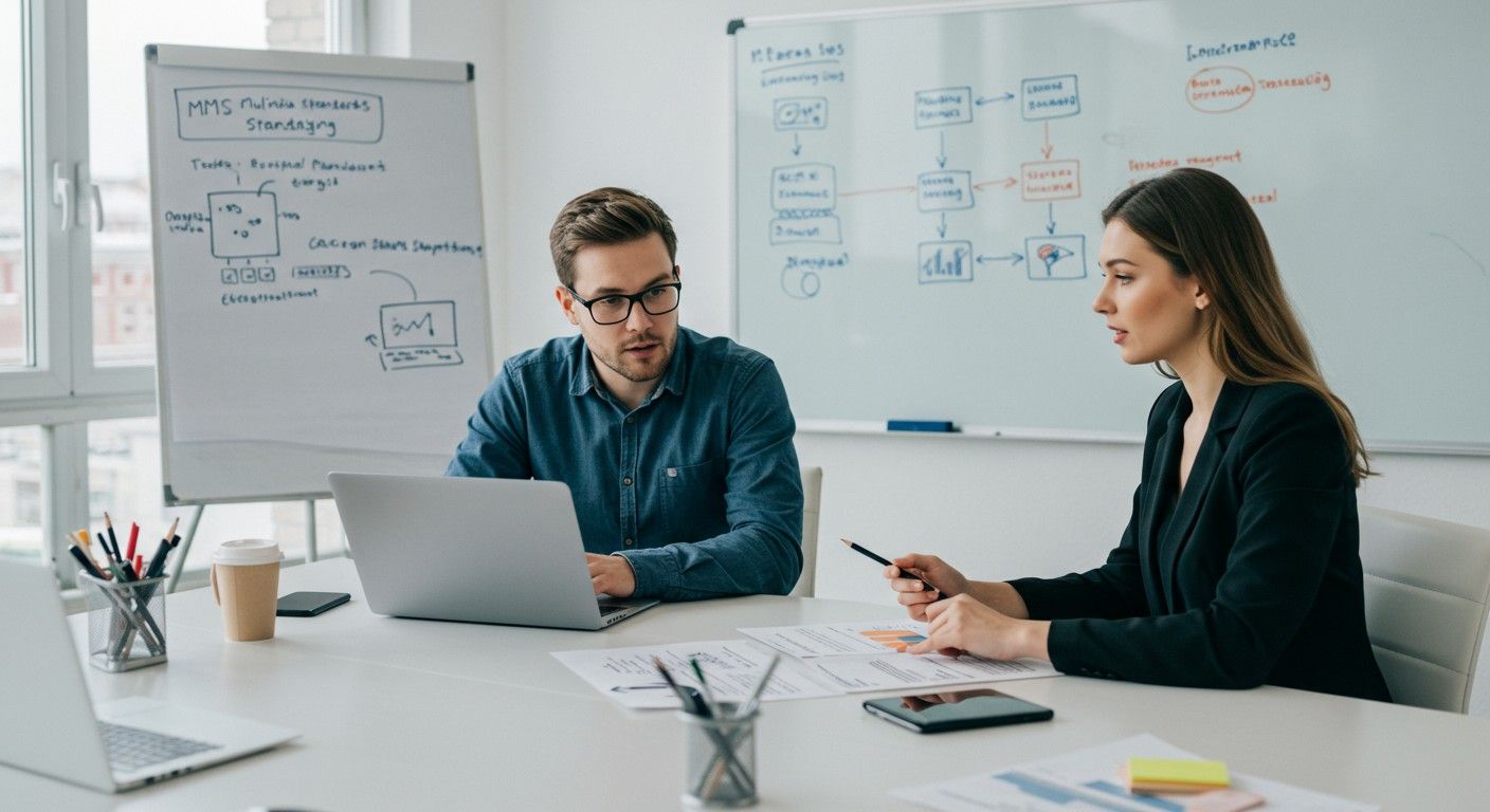 Az MMS szabványok lehetővé teszik a multimédiás adatátvitelt.