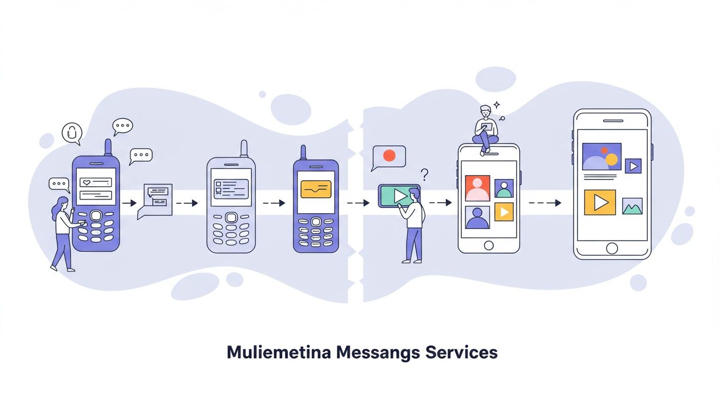 Az MMS népszerűsége csökkent az okostelefonok terjedésével.