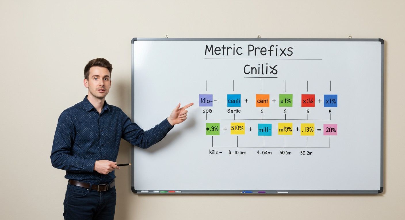 Az SI előtagok százszoros, ezerszeres mértékeket jelölnek.