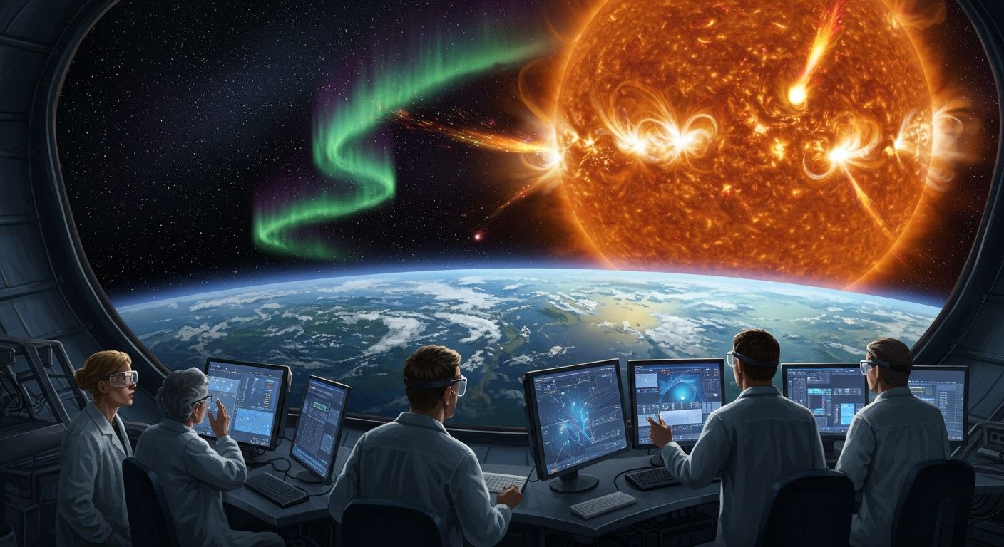 A napszél és a CME-k hatása földi technológiákra.