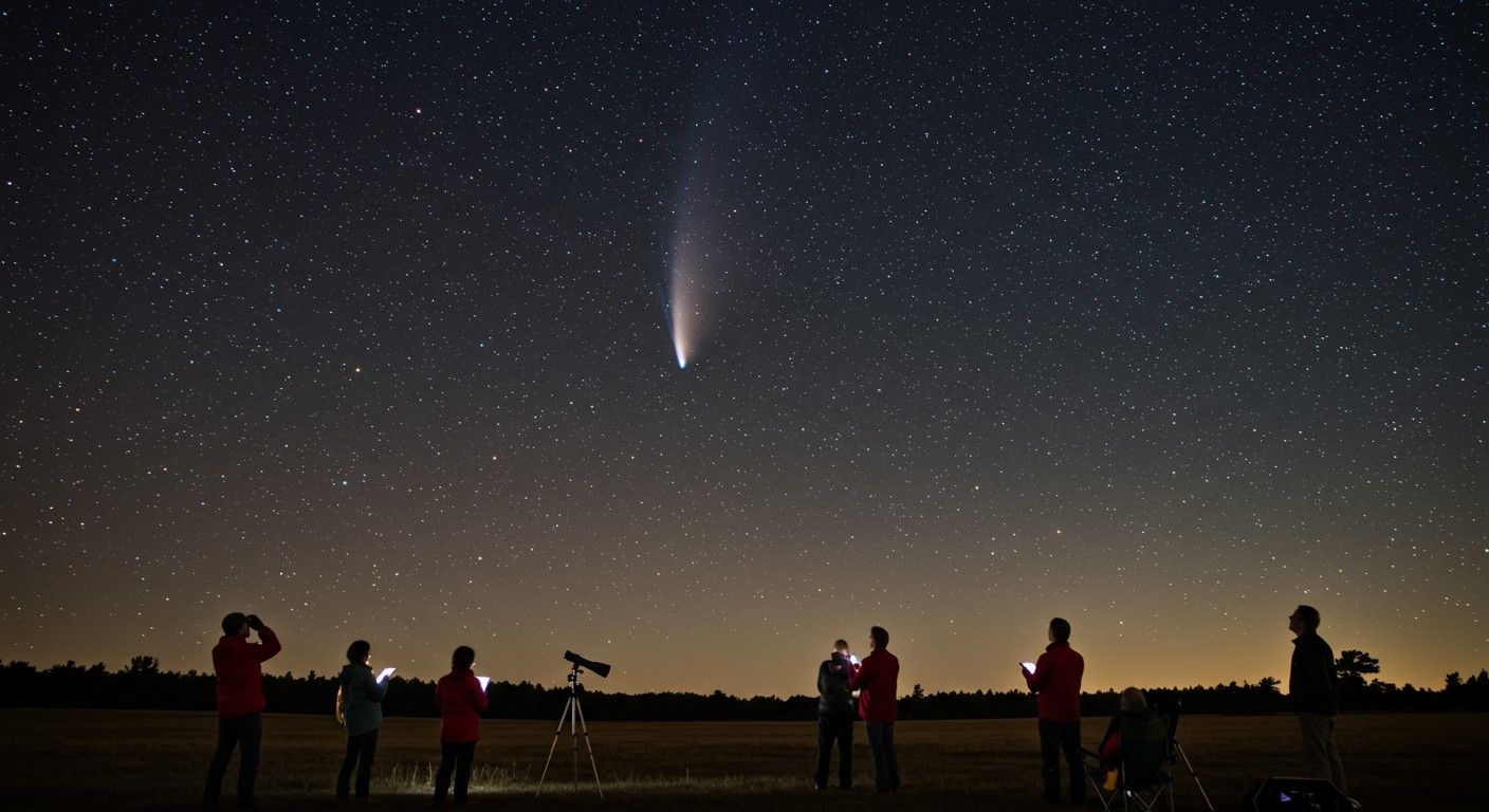 Az üstökösök pályája porcsíkokkal gazdagítja az űrt.