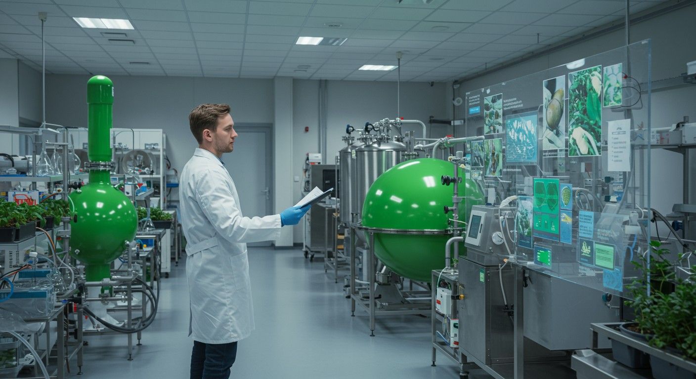 A biogáz anaerob fermentációval szén-dioxidot és metánt termel.