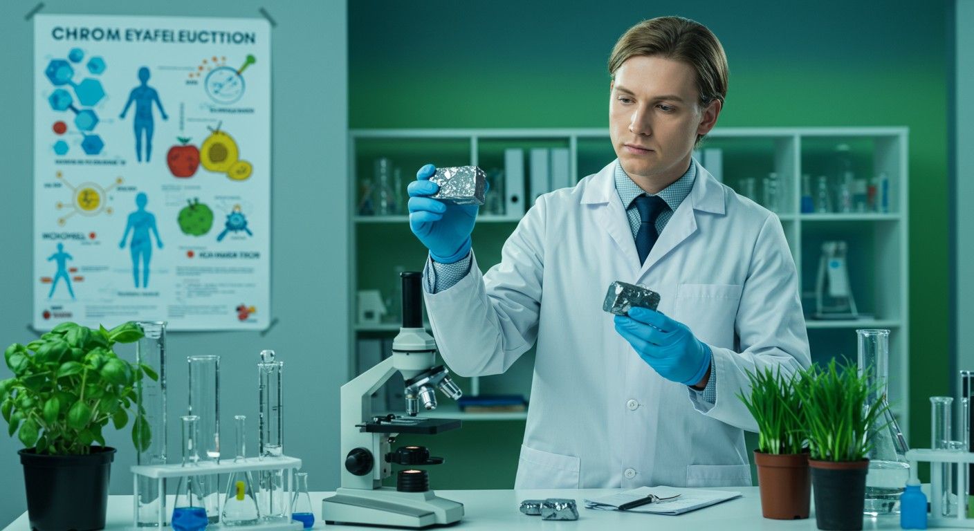 A króm segíti a vércukorszint szabályozását és metabolizmust.