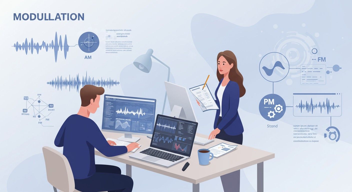 A digitális moduláció javítja a jelátviteli hatékonyságot.