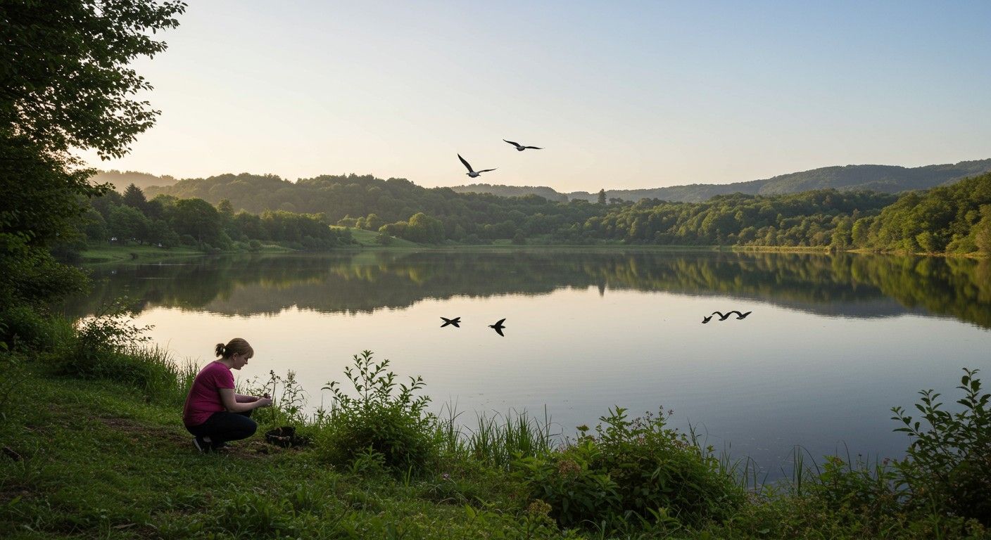 A maar tavak gazdag élővilága különleges biológiai sokféleséget rejt.