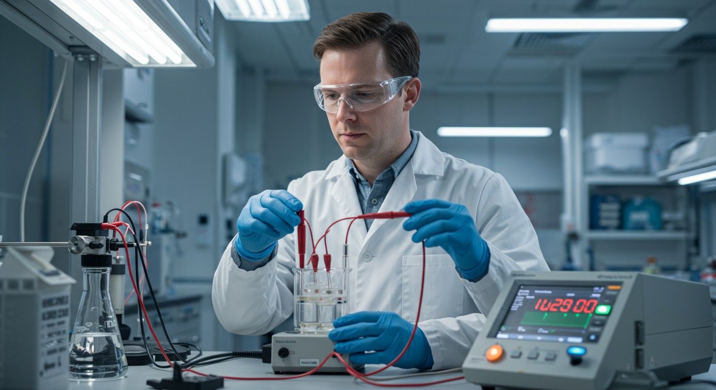 Az elektroanalitikai módszerek precízen mérik az anyagok elektromos tulajdonságait.