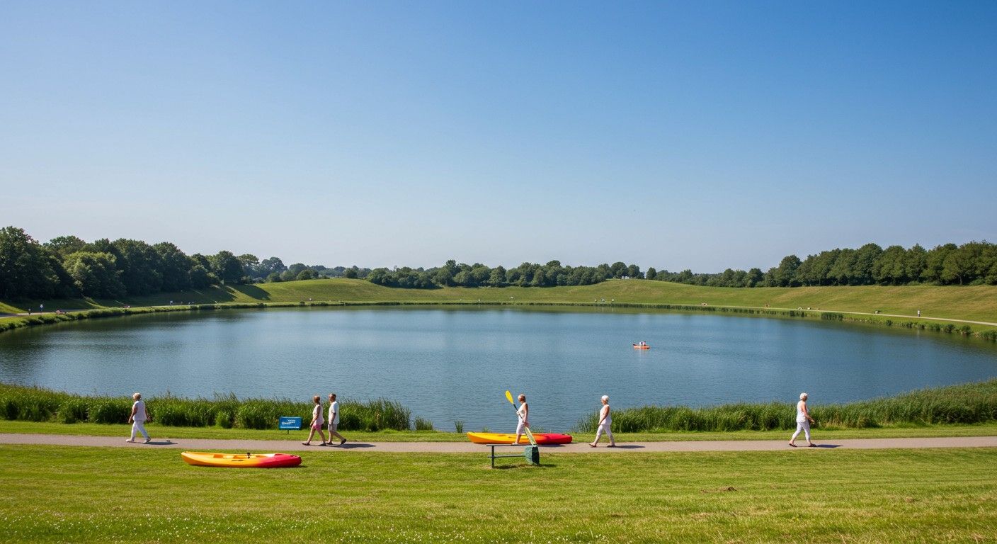 A maar tavak vonzzák a természetkedvelő turistákat.