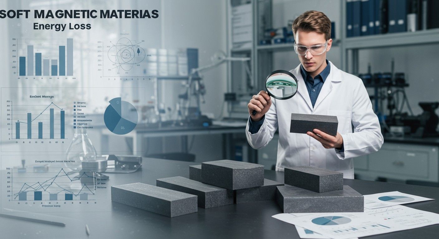 A lágymágneses anyagok energiahatékonysága kulcsfontosságú az iparban.