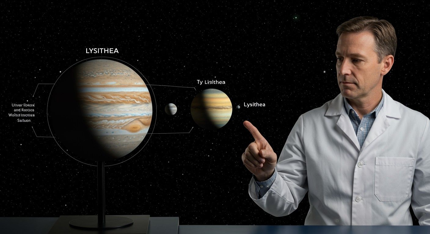 Lysithea a Jupiter legkisebb, Irregular holdjai közé tartozik.