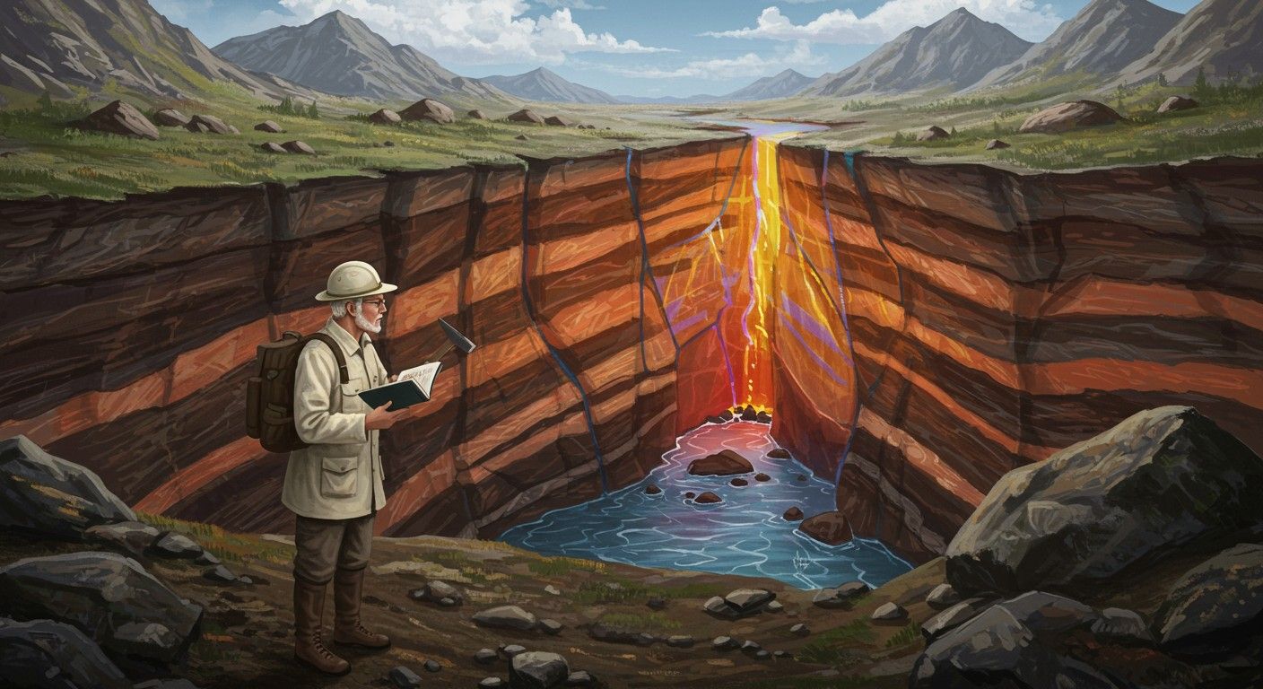 A szubdukció során gemmák alakulnak ki mélyben.