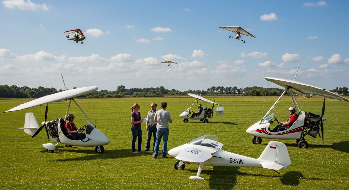 A microlight gép választásánál a súly és tartomány kulcsfontosságú.