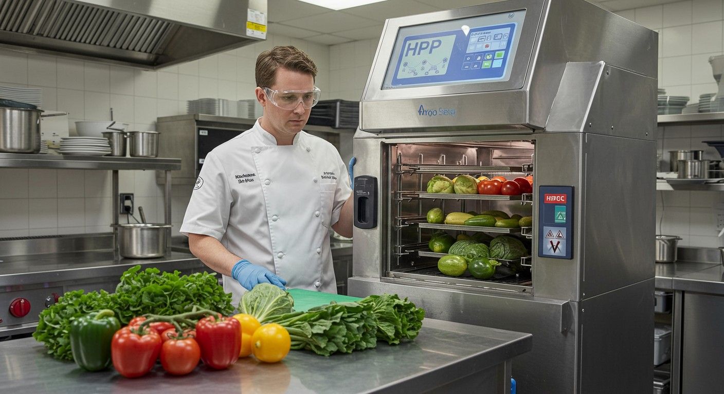 A HPP technológia megőrzi az ételek frissességét és tápanyagait.