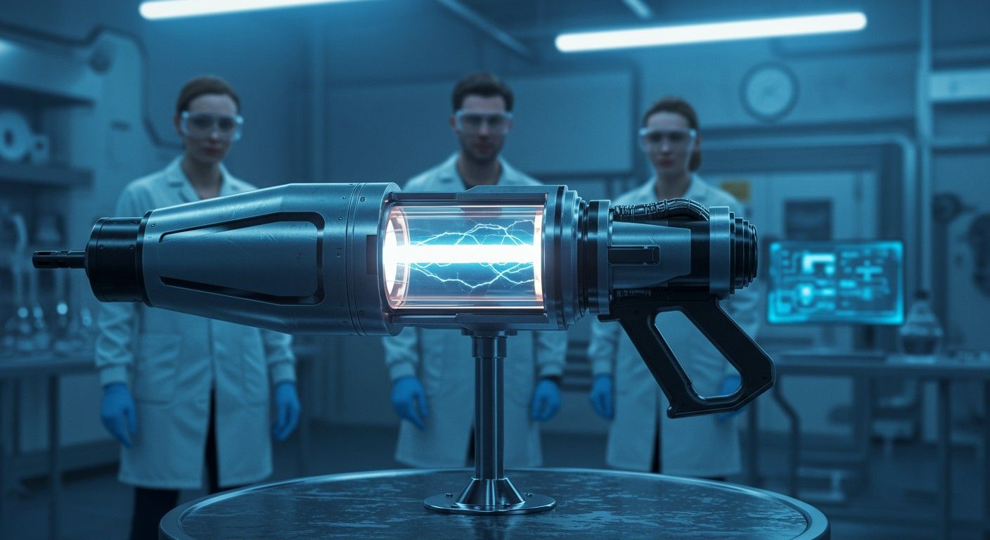 Az elektromágneses gyorsító fegyverek rendkívüli sebességet érhetnek el.