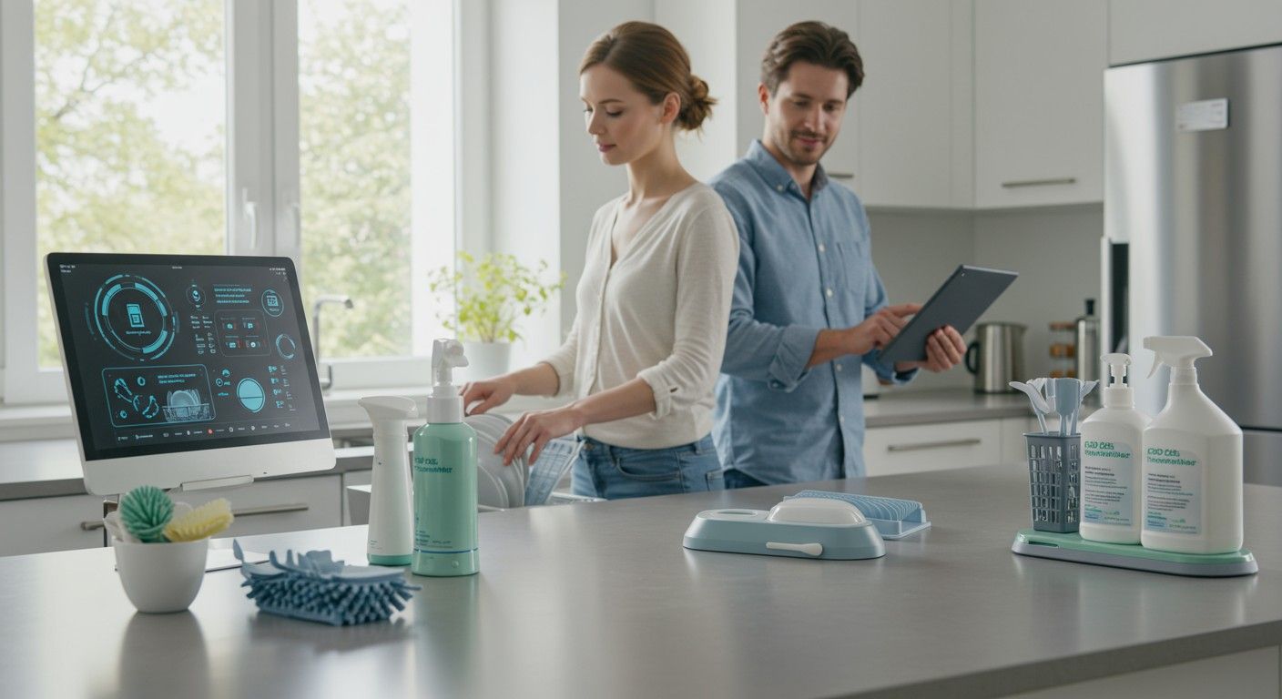 A jövő mosogatásában az okos technológia és fenntarthatóság dominál.