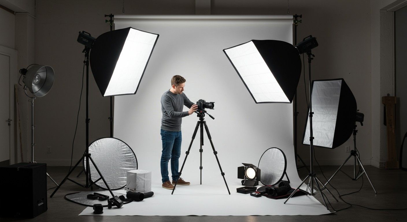 A megfelelő világítás kulcsfontosságú a műfényfilmes fotózáshoz.