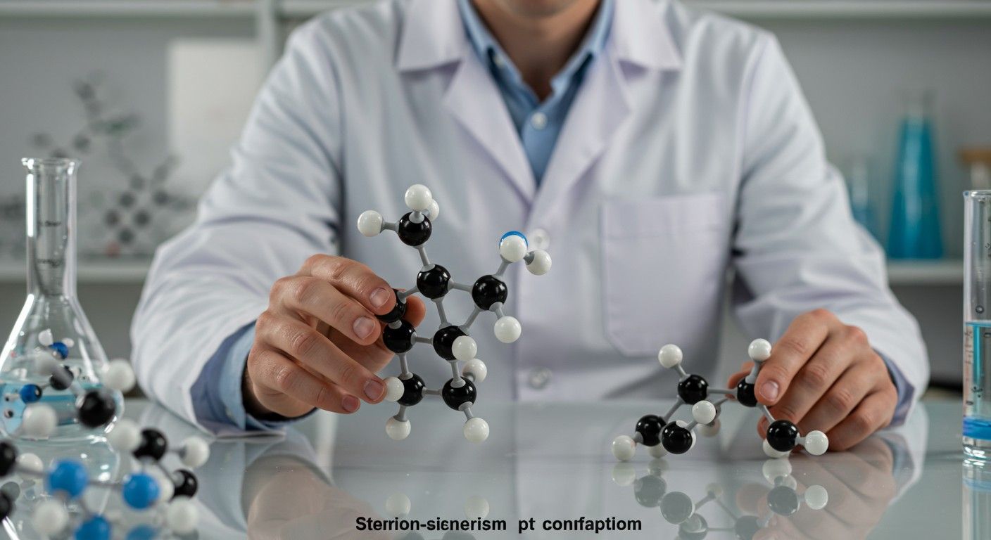 A konformációs analízis a molekulák térbeli elrendezését vizsgálja.