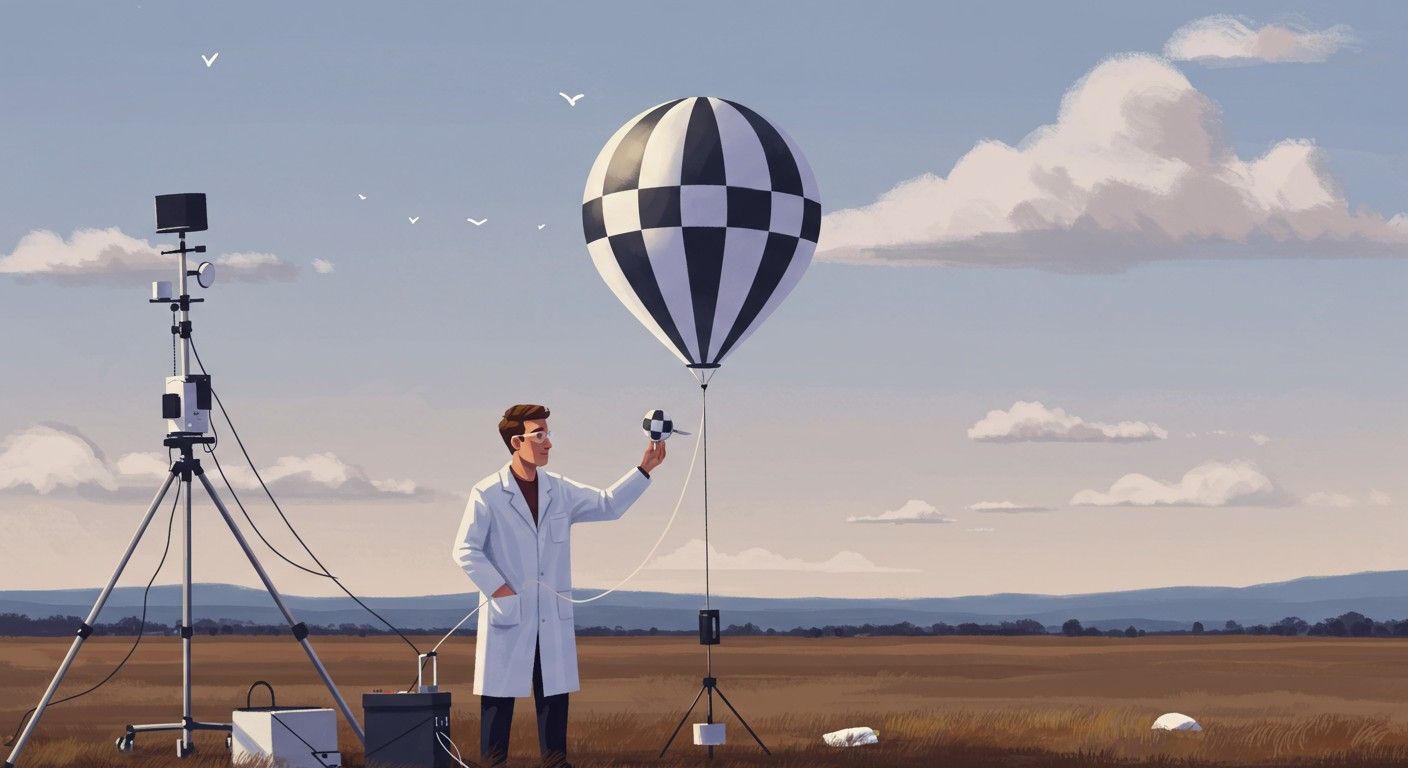 A mérőballonok pontosan érzékelik a légköri változásokat.